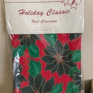 Tablecloth - Holiday Classic 60”x122” NWT